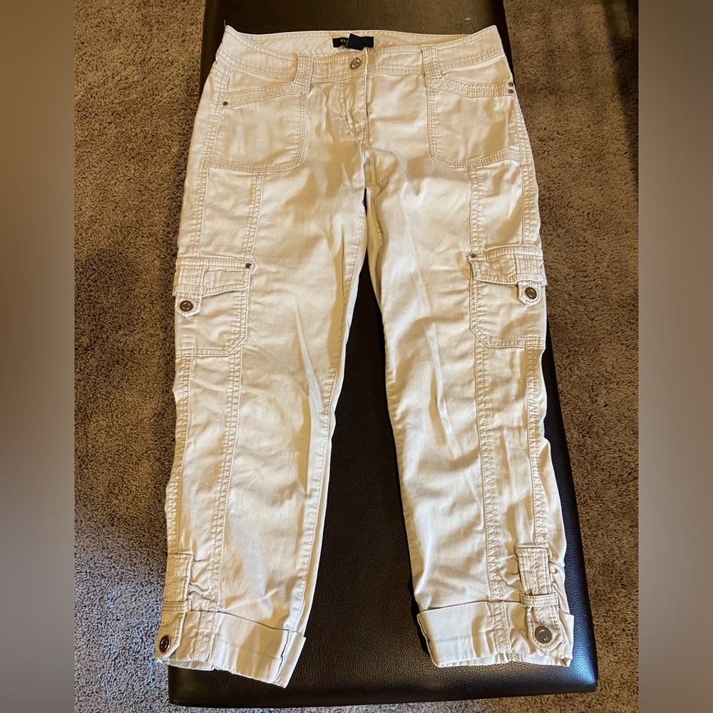 White House Black Market Co. Crop Leg Pants